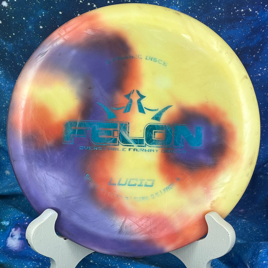 Pre-Owned - Dynamic Discs - Felon (DyeMax Fuzion, Lucid Ice Orbit)