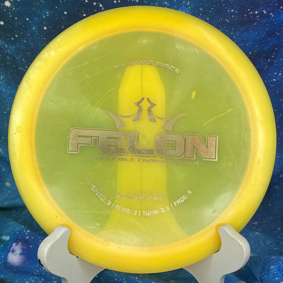 Pre-Owned - Dynamic Discs - Felon (DyeMax Fuzion, Lucid Ice Orbit)