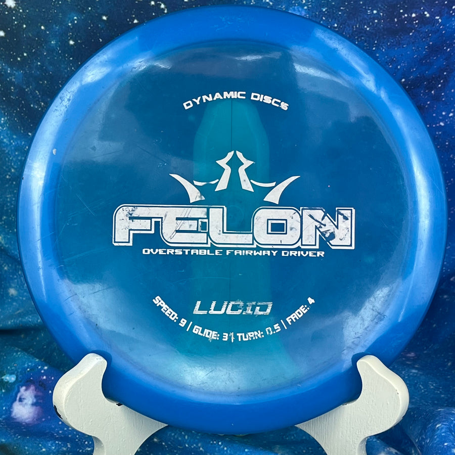 Pre-Owned - Dynamic Discs - Felon (DyeMax Fuzion, Lucid Ice Orbit)