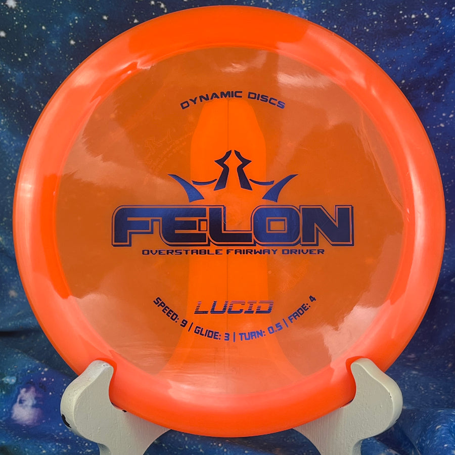 Pre-Owned - Dynamic Discs - Felon (DyeMax Fuzion, Lucid Ice Orbit)