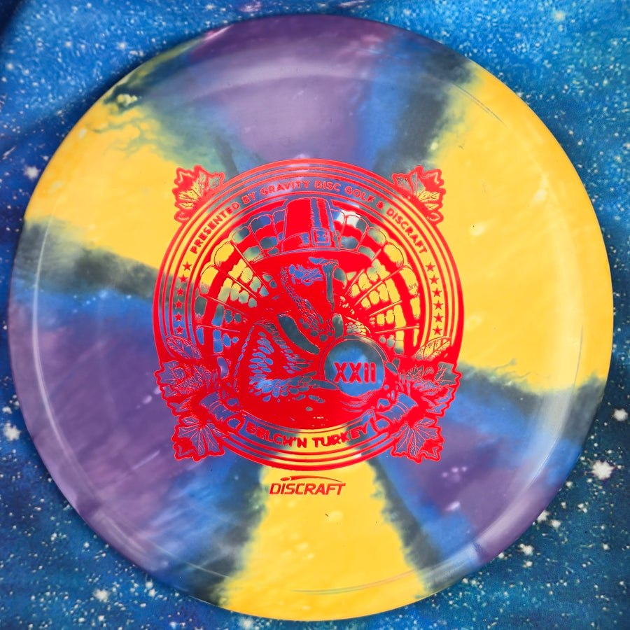 Discraft - Buzzz - ESP Fly Dye - Belch'n Turkey Stamp