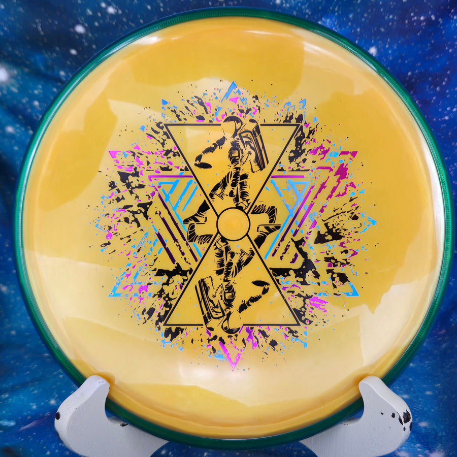 Axiom - Pyro - Prism Plasma - Double Neon Astro - Special Edition Tri-Foil Stamp