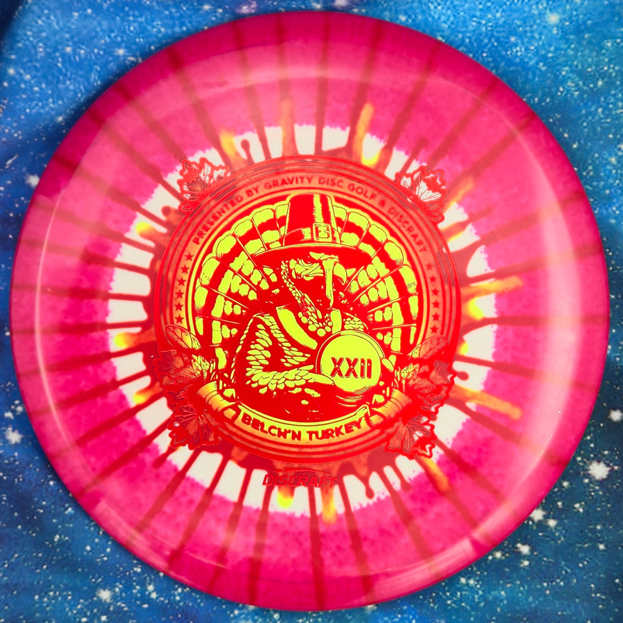 Discraft - Buzzz - ESP Fly Dye - Belch'n Turkey Stamp