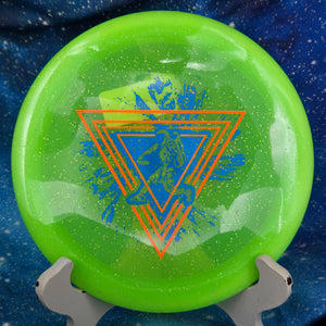 Innova - Destroyer - Metal Flake Champion - Neon Astro - Special Edition 2-Foil Stamp
