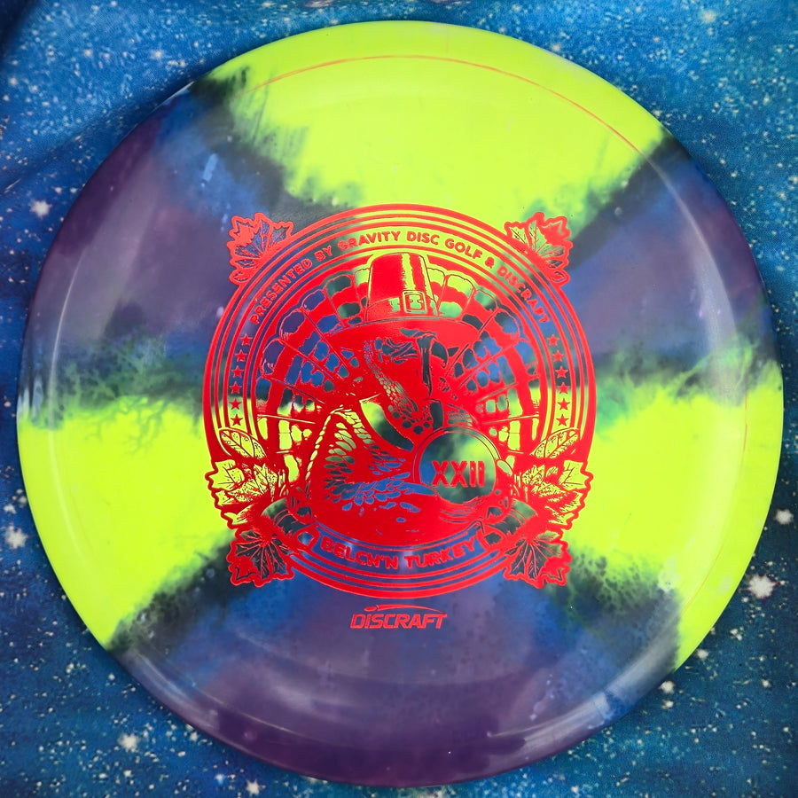 Discraft - Buzzz - ESP Fly Dye - Belch'n Turkey Stamp