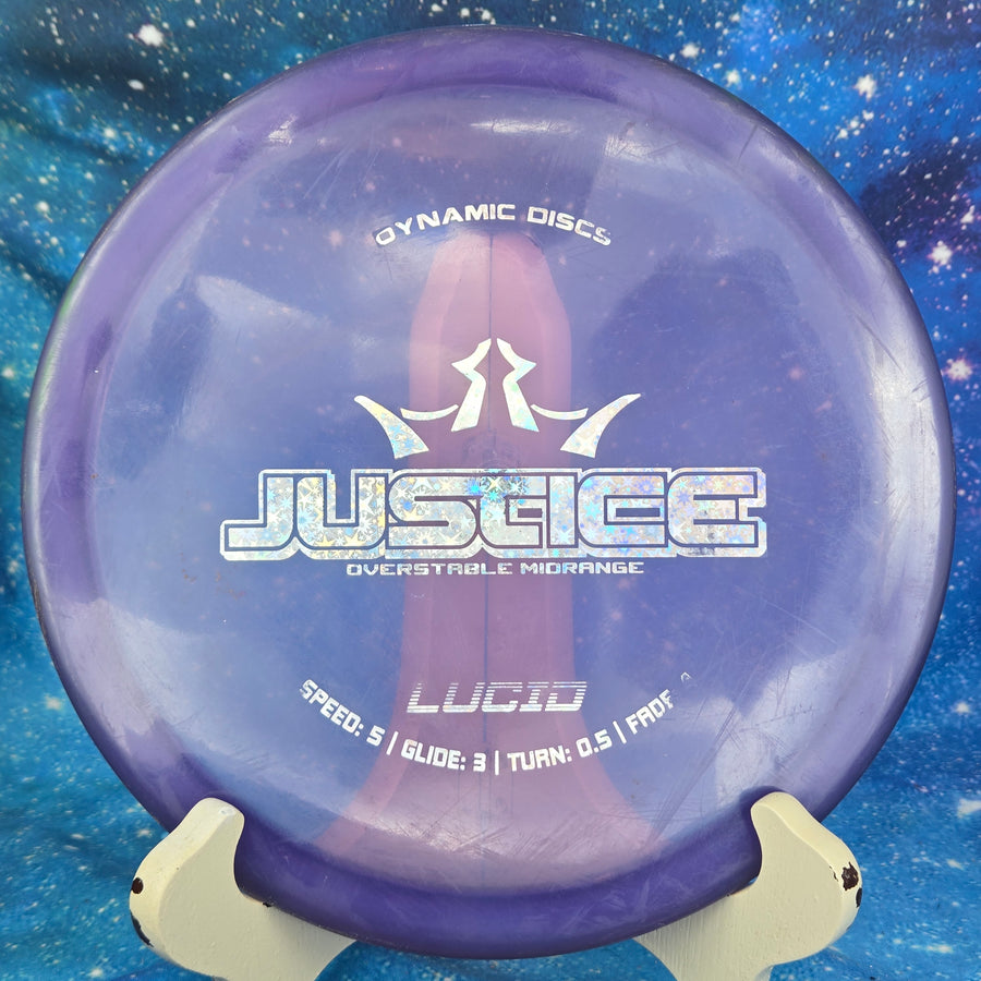 Pre-Owned - Dynamic Discs - Justice (DyeMax Fuzion, Lucid Glimmer, Moonshine)