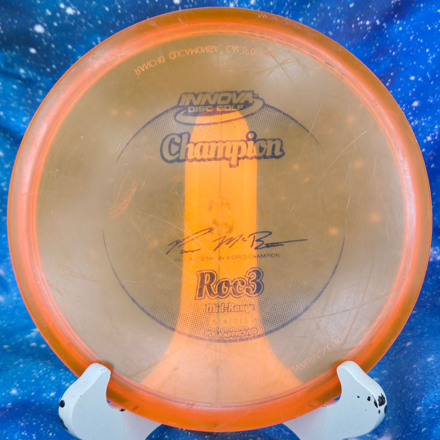 Pre-Owned - Innova - Roc3 (2016 Full Color Penned Star, Metal Flake Champion, 4x Paul Mcbeth)