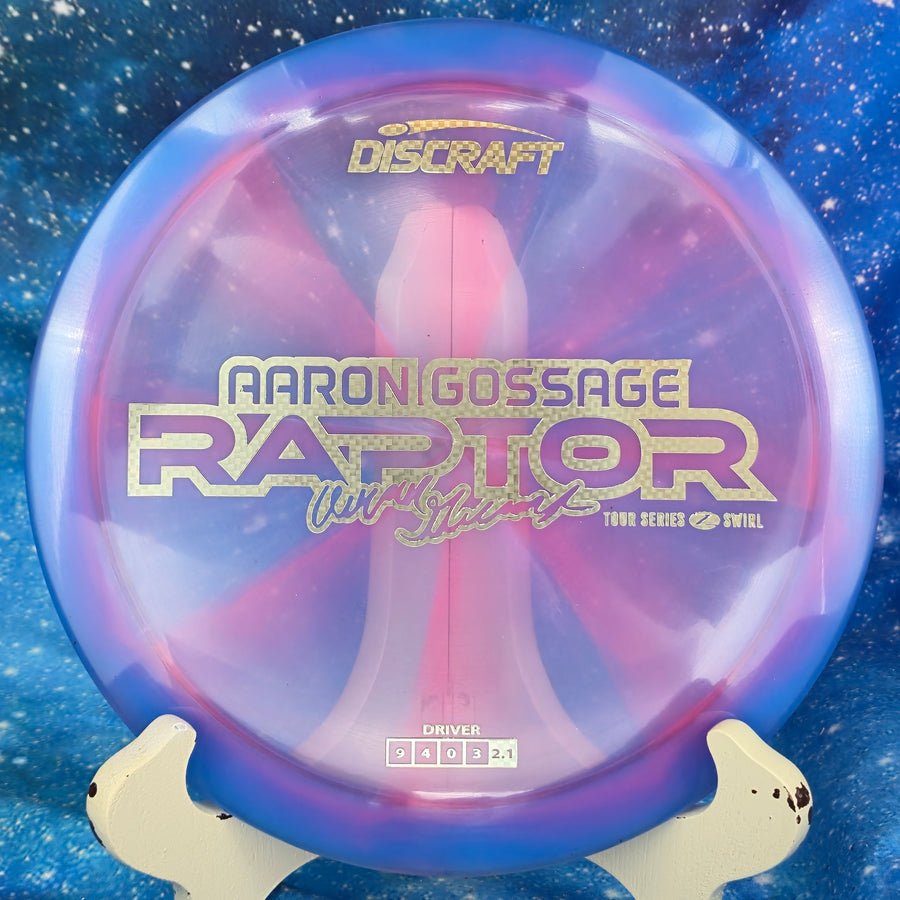 Discraft - 2025 Aaron Gossage Tour Series Raptor - Z Swirl