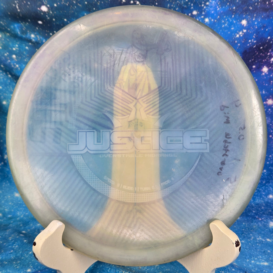 Pre-Owned - Dynamic Discs - Justice (DyeMax Fuzion, Lucid Glimmer, Moonshine)
